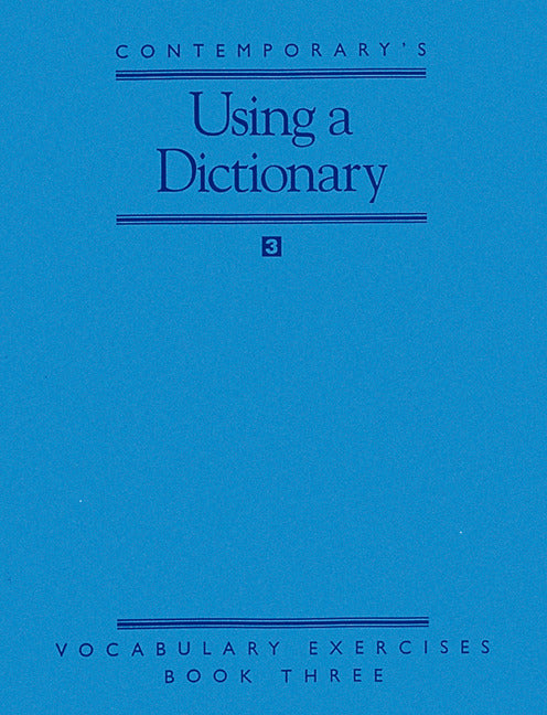 Vocabulary Exercises Using A Dictionary 10 Pack