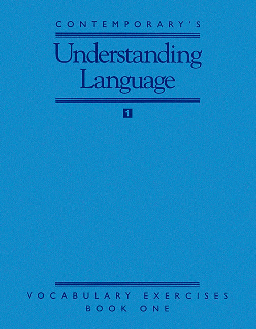 Vocabulary Exercises Understanding Language 10 Pack