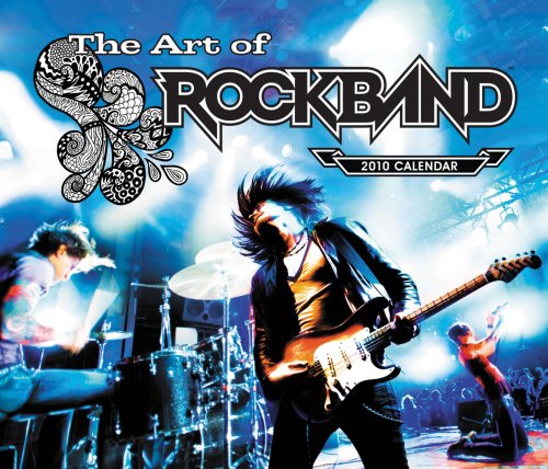 Art Of Rock Band 2010 Wall Calendar
