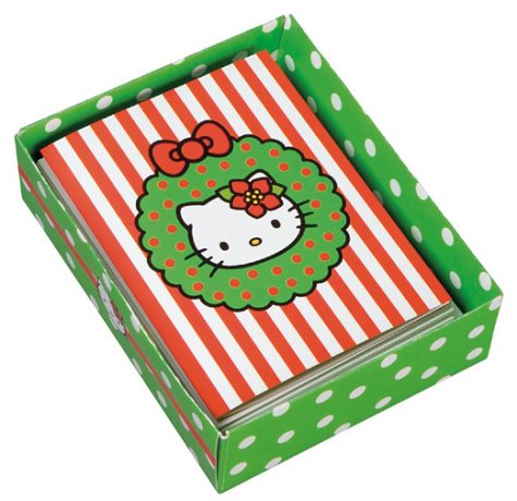 Hello Kitty Hello Holidays Notecard