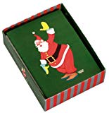 Vernon Grants High Five Santa Notecard