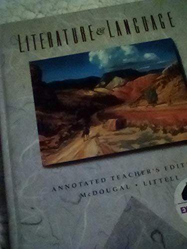 Literature and Language, Yellow Level, Annotated Teacher's Edition [Hardcover] Barry Bernstein