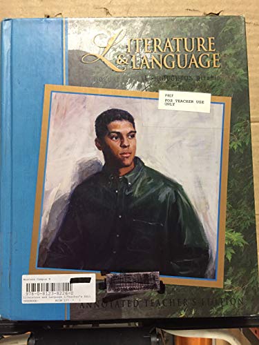 Annotated Teacher's Edition - McDougal Littell Literature & Language - Level Blue - Grade10 [Hardcover] Arthur N. Applebee, et al