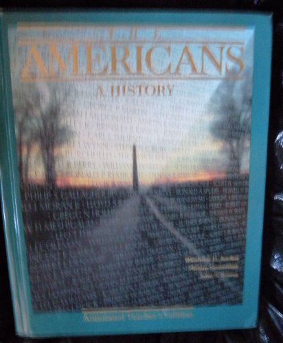The Americans A History Annotated Teacher's Edition [Hardcover] Alfred L. McDougal