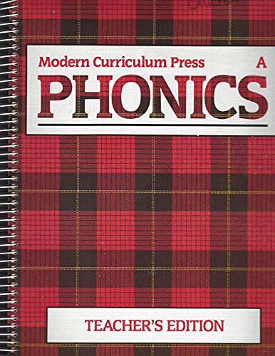 Modern Curriculum Press Phonics Program, Level A, Teacher's Editions [Paperback] Modern Curriculum Pr