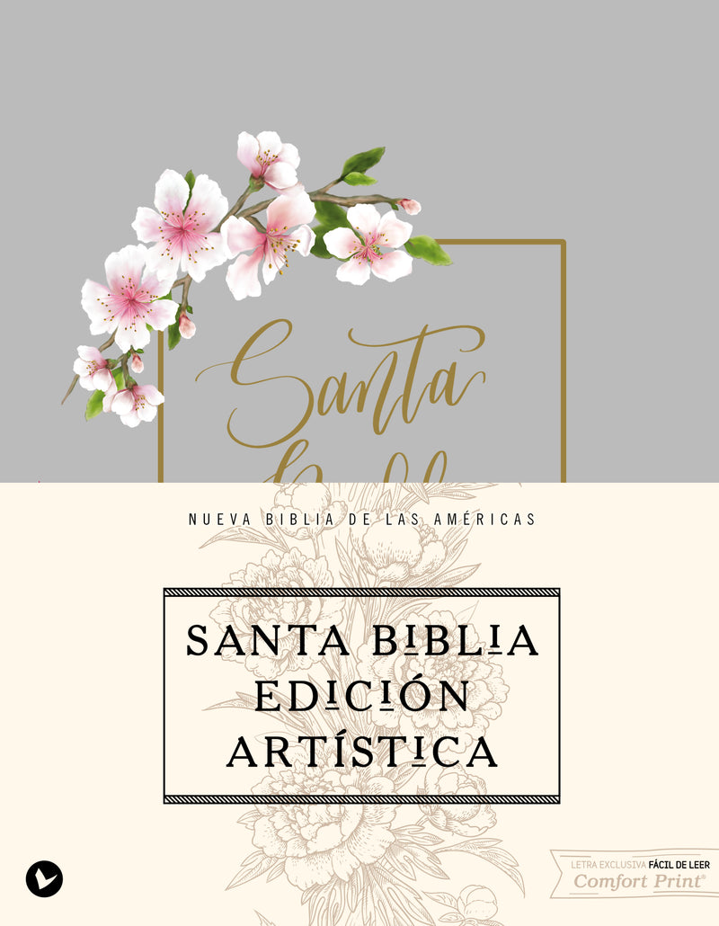 NBLA, Santa Biblia, Edición Artística, Tapa dura/tela, Arte con bordes dorados, Palabras de Jesús en Rojo, Comfort Print