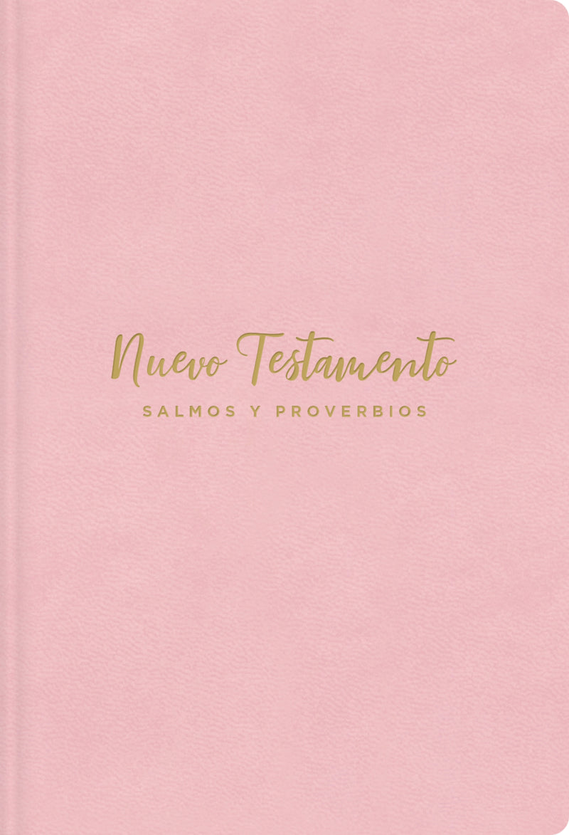 NVI, Nuevo Testamento de bolsillo, con Salmos y Proverbios, Revisión 2022, Leathersoft, Rosado, Niñas