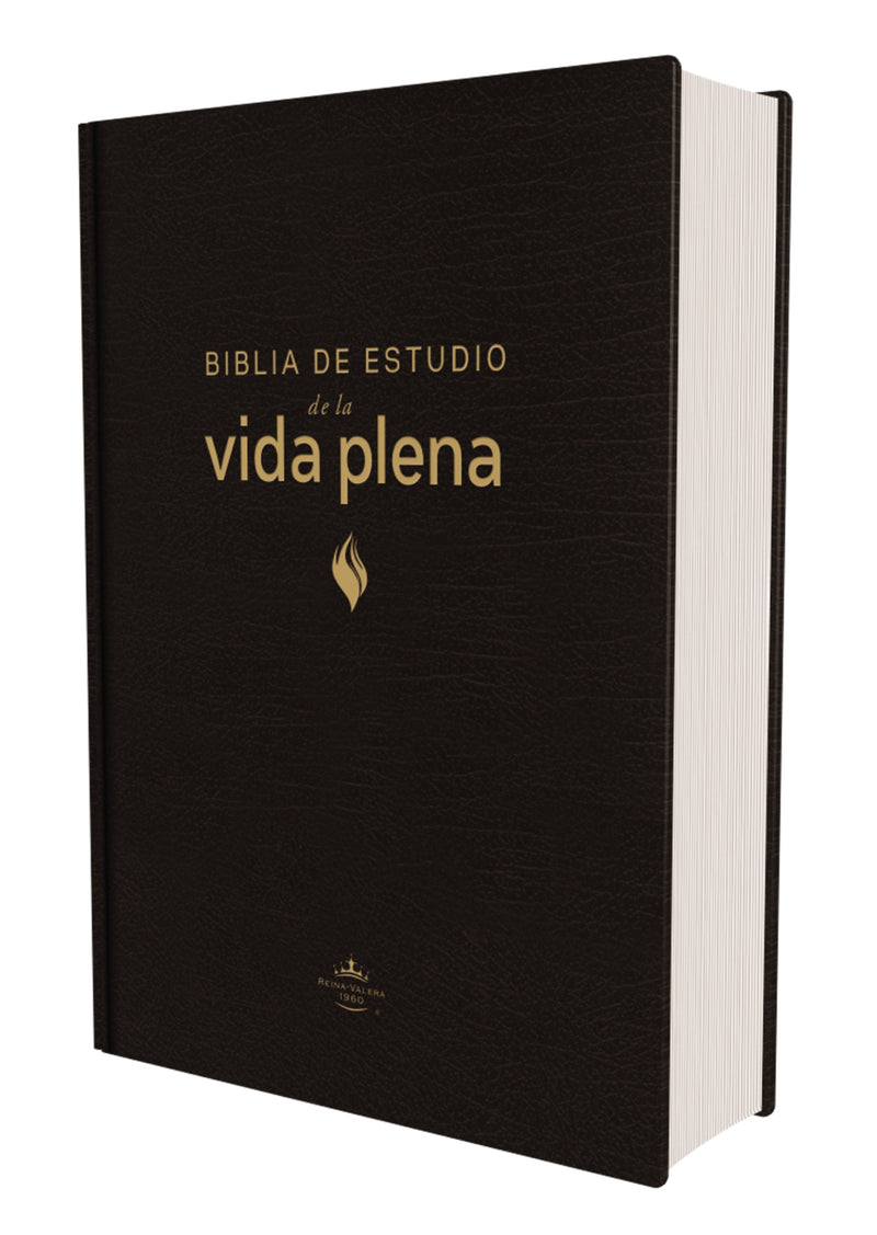 RVR60, Biblia de estudio de la vida plena, Edición clásica, Tapa dura, Palabras de Jesús en rojo, Comfort Print