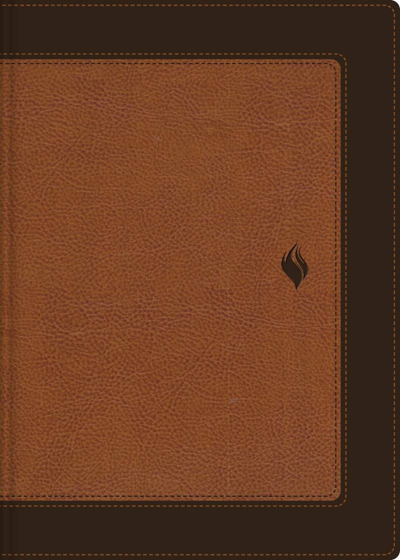 RVR60, Biblia de estudio de la vida plena, Edición clásica, Leathersoft dos tonos Café, Palabras de Jesús en rojo, Comfort Print