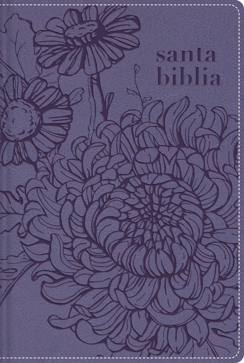 NBLA, Santa Biblia, Edición versificada, Tamaño bolsillo, Leathersoft, Morado, Con cierre,  Palabras de Jesús en rojo, Comfort Print