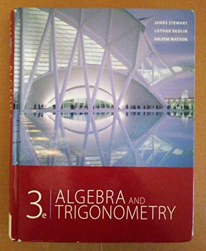 Algebra and Trigonometry