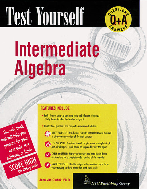Test Yourself Intermediate Algebra