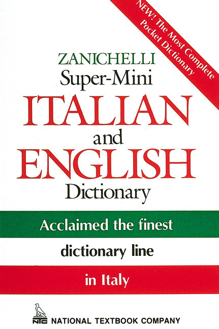 Zanichelli Super Mini Italian & English Dictionary