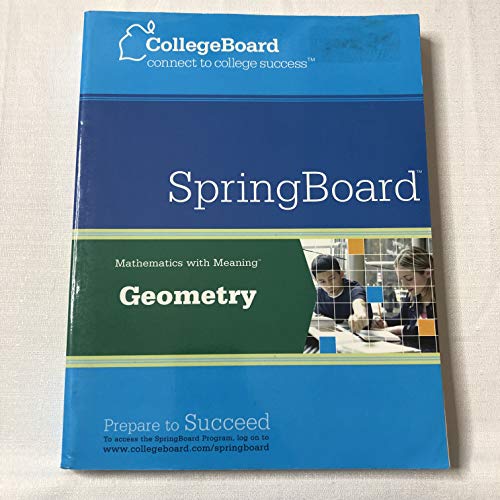 Geometry SpringBoard (CollegeBoard connect to college success) [Unknown Binding] unknown author