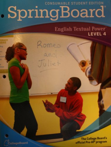 SpringBoard English Textual Power Level 4 [Paperback] Obra coletiva