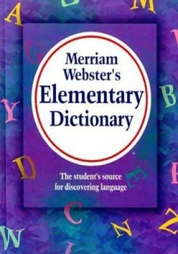 Merriam Webster 6763 Elementary Dictionary, Grades 3-5, Hardcover, 624 Pages Merriam-Webster