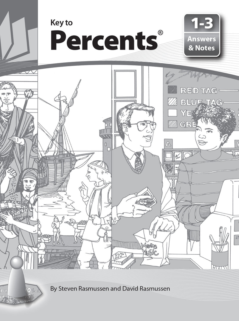 Key To Percents Books 1 3 Answers & Notes