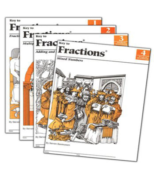Key To Fractions Books 1 4 Reproducible Tests