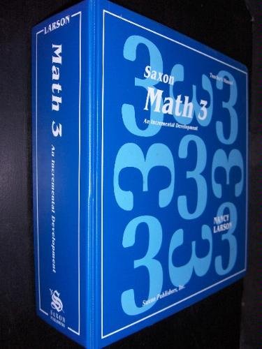 Saxon Math 3 1991 1E National Teacher Edition