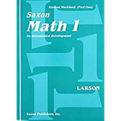 Saxon Math 1 Student Workbook Set 1st Edition