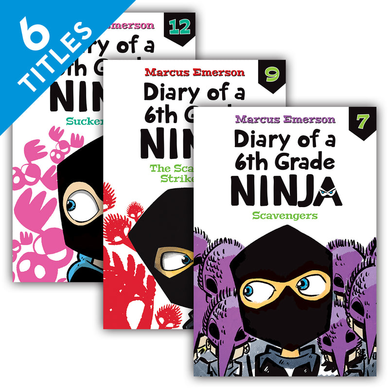 Diary of a 6th Grade Ninja Set 2 (Set)