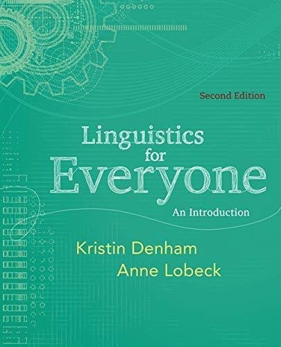 Linguistics for Everyone