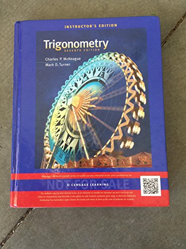 Ie Trigonometry 7e Mckeague Turner