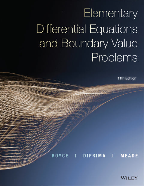 2017 Boyce, Elementary Differential Equations & Boundary Value Probs,EleventhEdition ePub Access 1 Year Grades 9-12