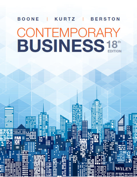 2019 Boone, Contemporary Business, Eighteenth Edition ePub Access 1 Year Grades9-12