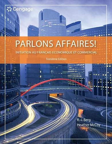Parlons affaires!: Initiation au franÃ§ais Ã©conomique et commercial