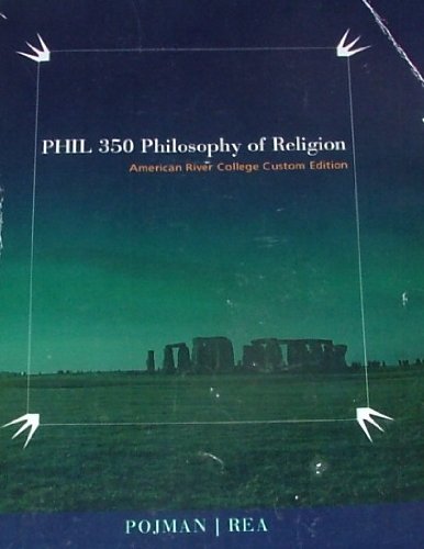 ACP PHL 350 - PHILOSOPHY OF RELIGION AMERICAN RIVER COLL
