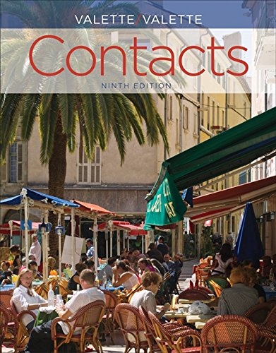 Student Activities Manual for Valette/Valette's Contacts: Langue et culture franÃ§aises, 9th