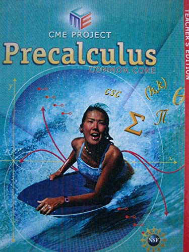 CME Precalculus Common Core Teacher's Edition [Unknown Binding] unknown author