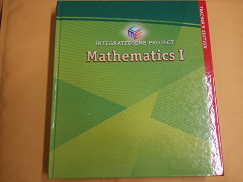 Pearson Integrated CME project Mathematics I Teacher's Edition 2013 [Hardcover] Pearson