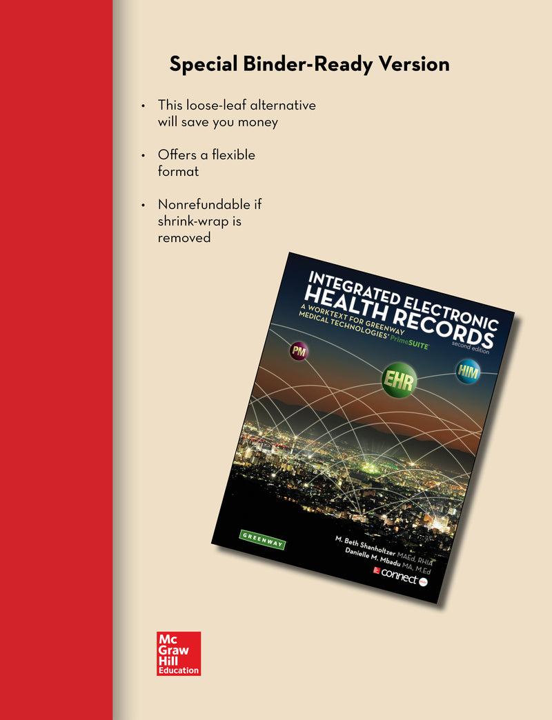 Loose Leaf For Health Information Management & Technology