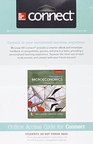 Connect Access Card For Principles Of Microeconomics A Streamlined Approach 3e