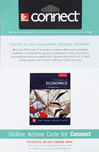 Connect Access Card For Principles Of Economics A Streamlined Approach 3e