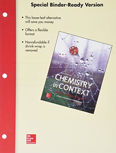 Combo Loose Leaf Chemistry In Context With Connect Access Card 8e