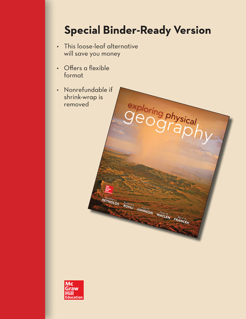 Combo Loose Leaf Physical Geography With Connect Access Card