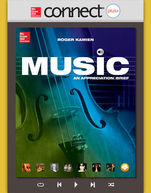 Connect 1 Semester Access Card For Music Brief 8e