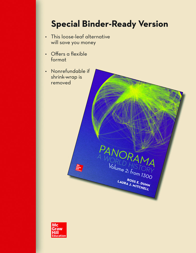 Looseleaf For Panorama A World History Volume 2 From 1300