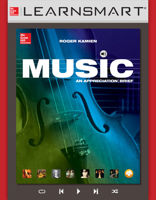 Mcgraw Hill Learnsmart 1 Term Access Card For Music Brief 8e