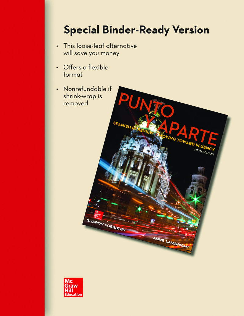 Looseleaf For Punto Y Aparte 5e
