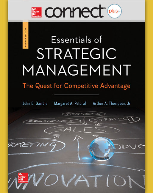 Connect 1 Semester Access Card For Essentials Of Strategic Management 4e