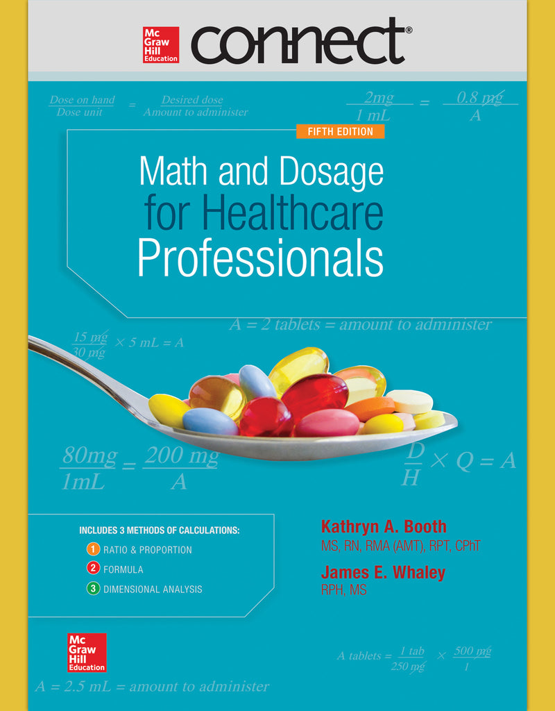 Connect Access Card For Math & Dosage Calculations For Healthcare Professionals 5e