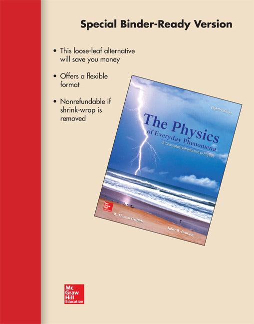 Loose Leaf For Physics Of Everyday Phenomena 8e