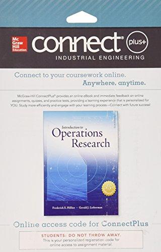 Connect 1 Semester Access Card For Introduction To Operations Research
