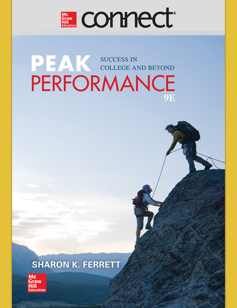 Connect Access Card For Peak Performance Success In College & Beyond 9e