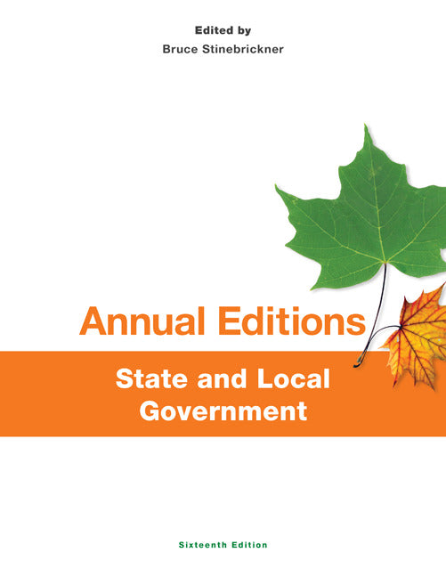 Annual Editions State & Local Government 16 E