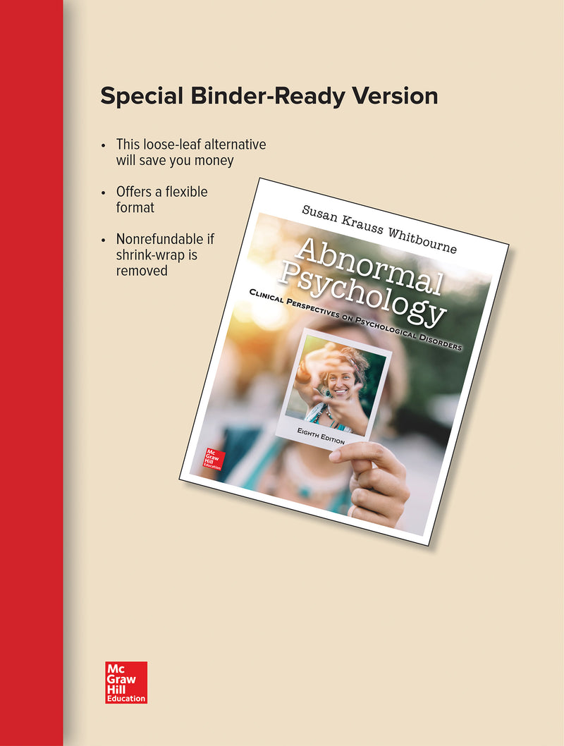 Loose Leaf For Abnormal Psychology With Connect Access Card 8e